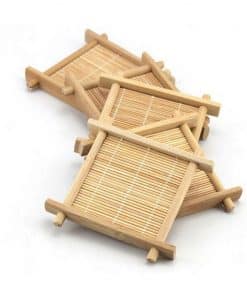 Dessous de verre original bambou